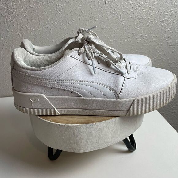 PUMA Womens Carina 370325-02 White Running Shoes Sneakers US 10 EUC - Picture 4 of 9